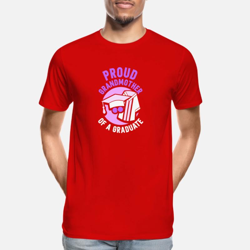 Stolze Großmutter Eines Absolventen Absolvent Männer Premium Bio T-Shirt