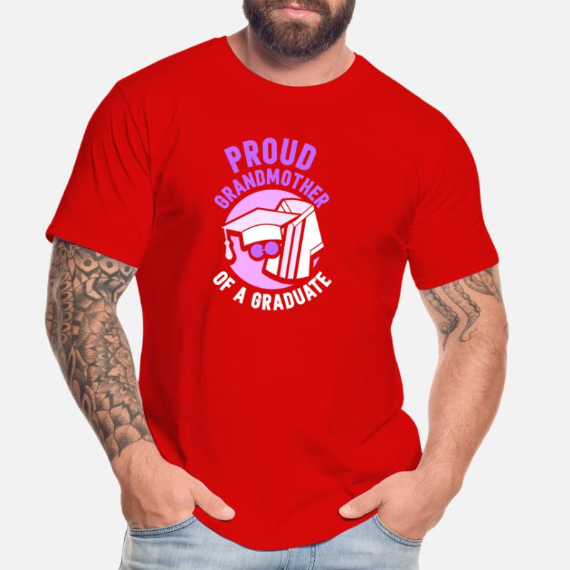 Stolze Großmutter Eines Absolventen Absolvent Männer Premium Bio T-Shirt
