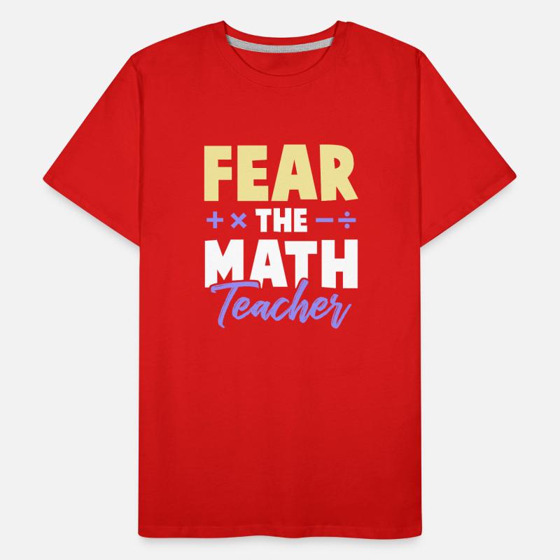 math teacher Men's Premium Organic T-Shirt