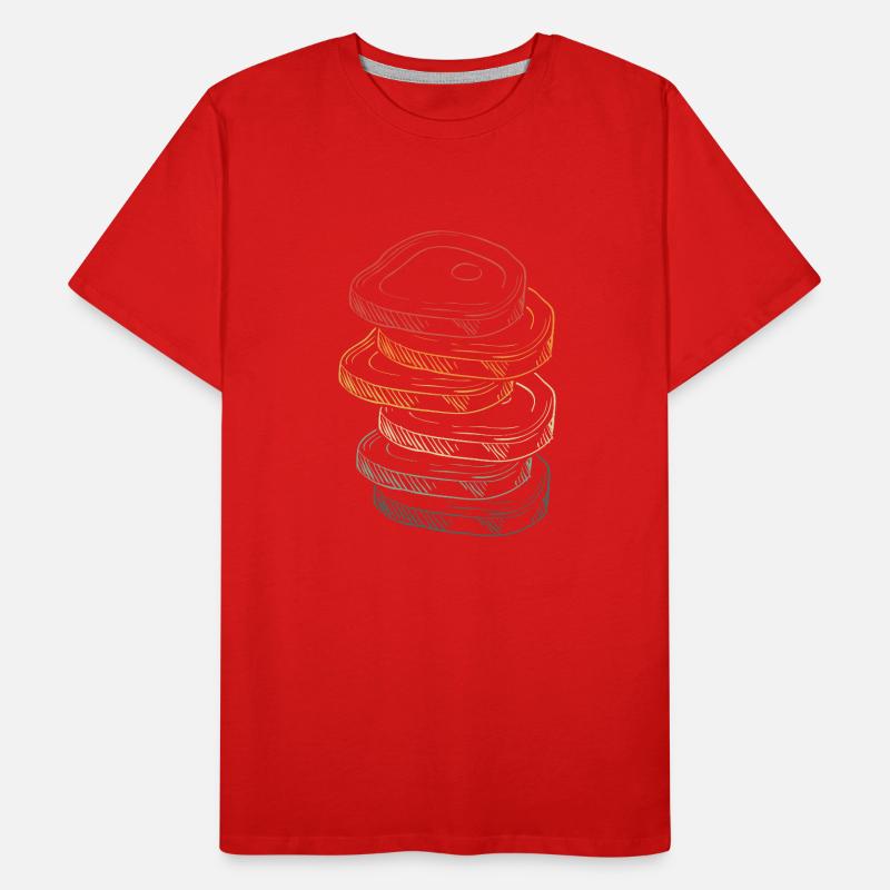 Cuisson du bœuf T-shirt bio Premium Homme