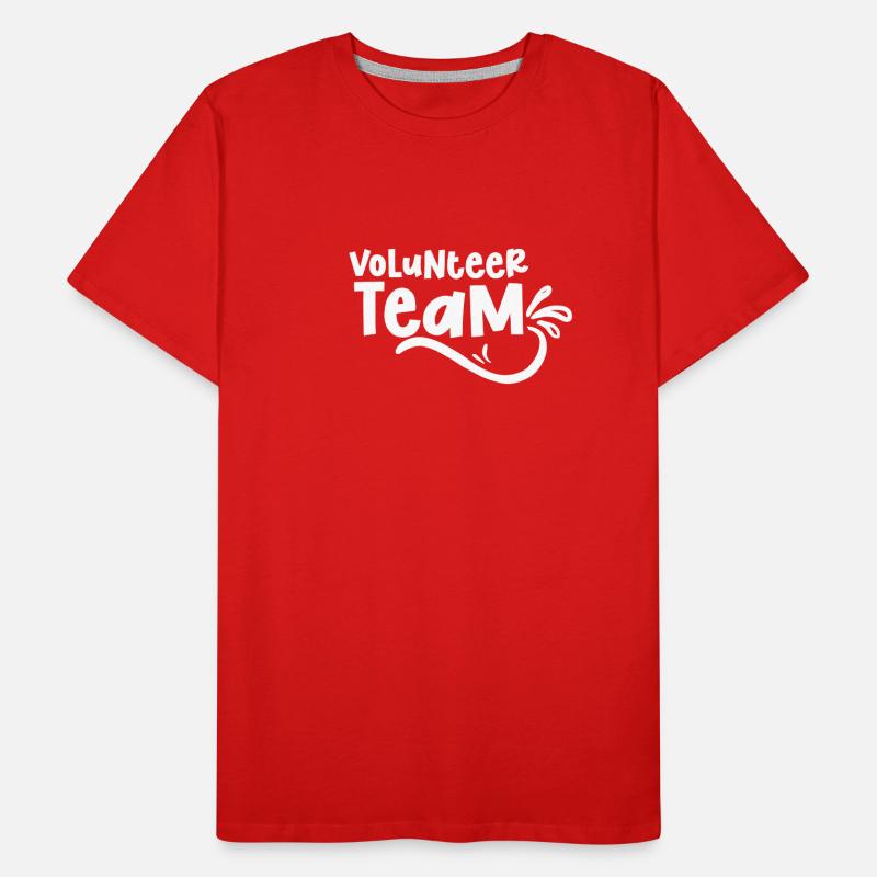 Freiwilligen Team Freiwillig Freiwilliger Beruf Männer Premium Bio T-Shirt