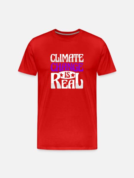 climate change protection - Men's Premium Organic T-Shirt - red