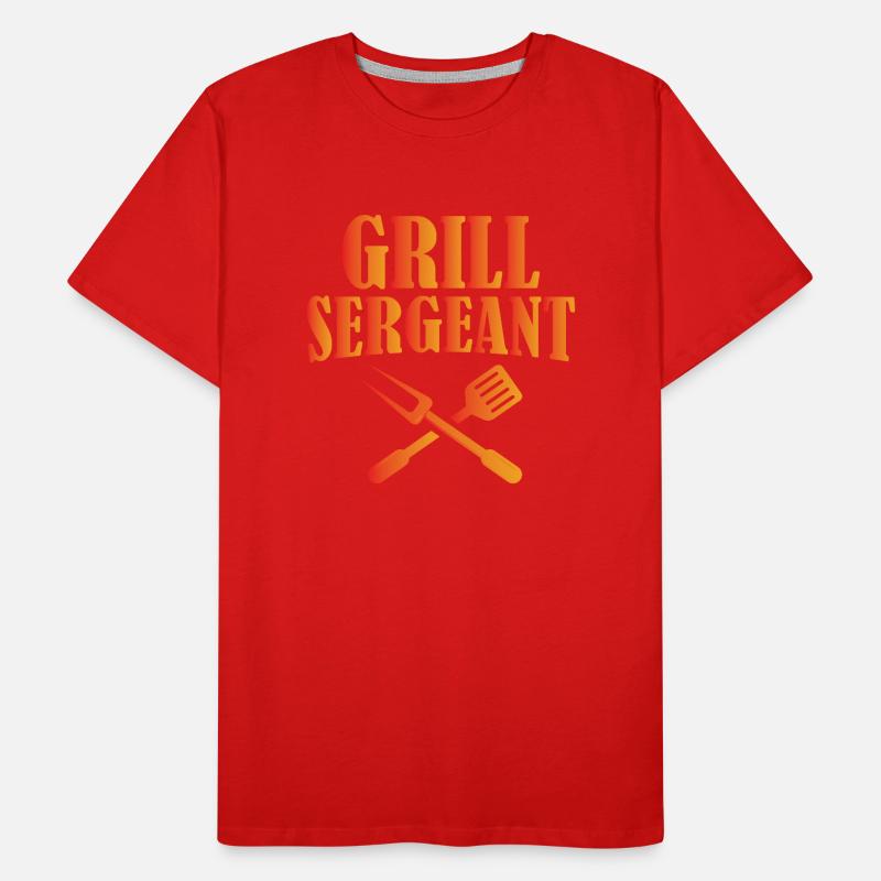Grill Sergeant Men's Premium Organic T-Shirt