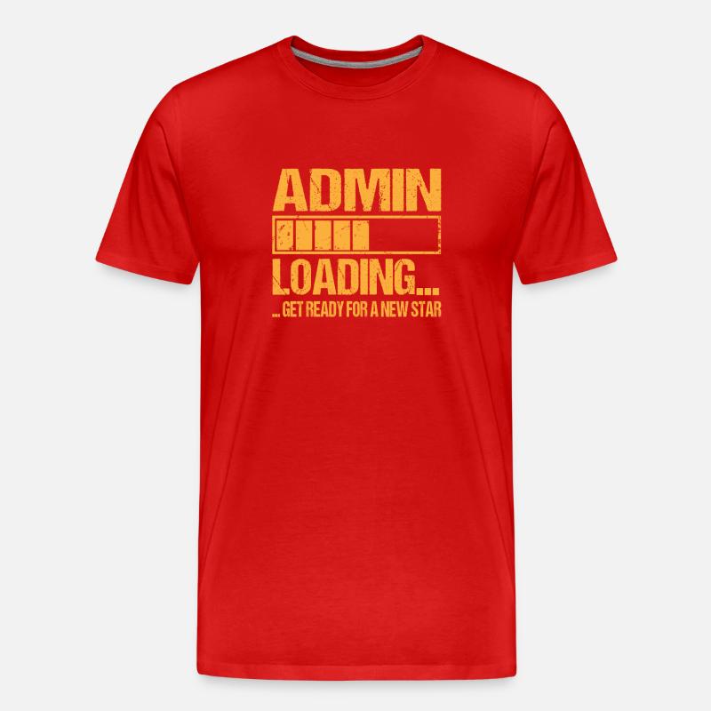 Admin loading Admin Training - Men's Premium Organic T-Shirt - red
