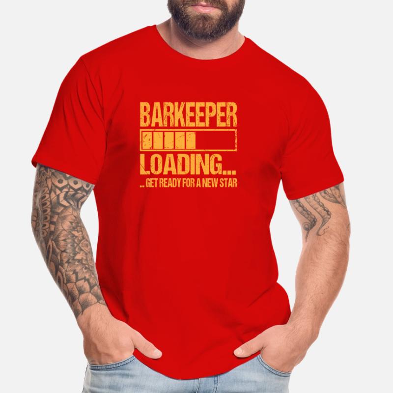 Bartender loading Bartender Training Men's Premium Organic T-Shirt