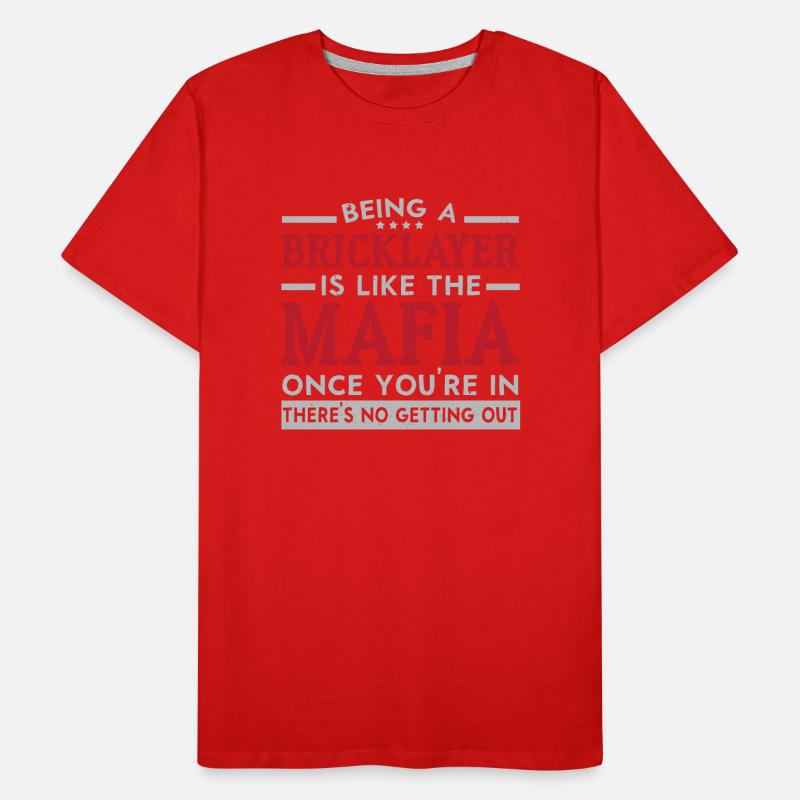 Construction Mason Profession Bricklayer Men's Premium Organic T-Shirt