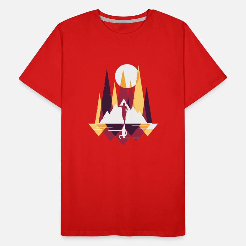 Marathon, TrailRunning Runner Men's Premium Organic T-Shirt