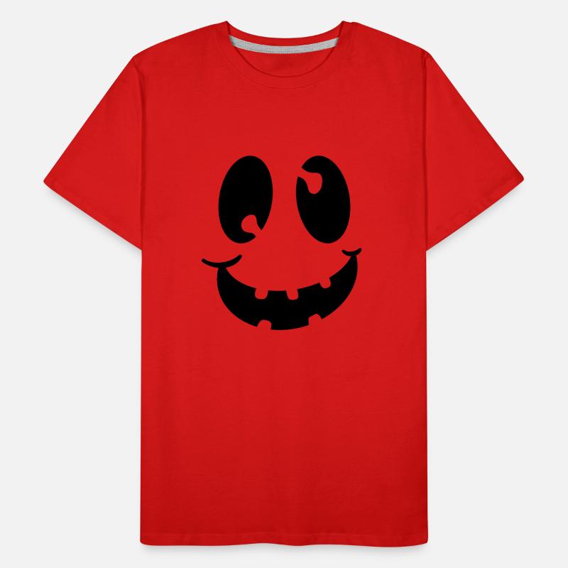 Conception de citrouille pour Halloween T-shirt bio Premium Homme