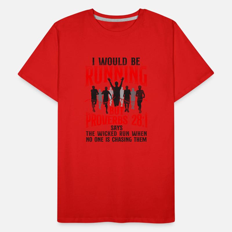 Running Runner Half Marathon Männer Premium Bio T-Shirt