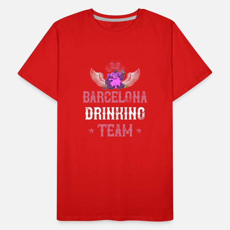 Équipe de boisson de Barcelone T-shirt bio Premium Homme
