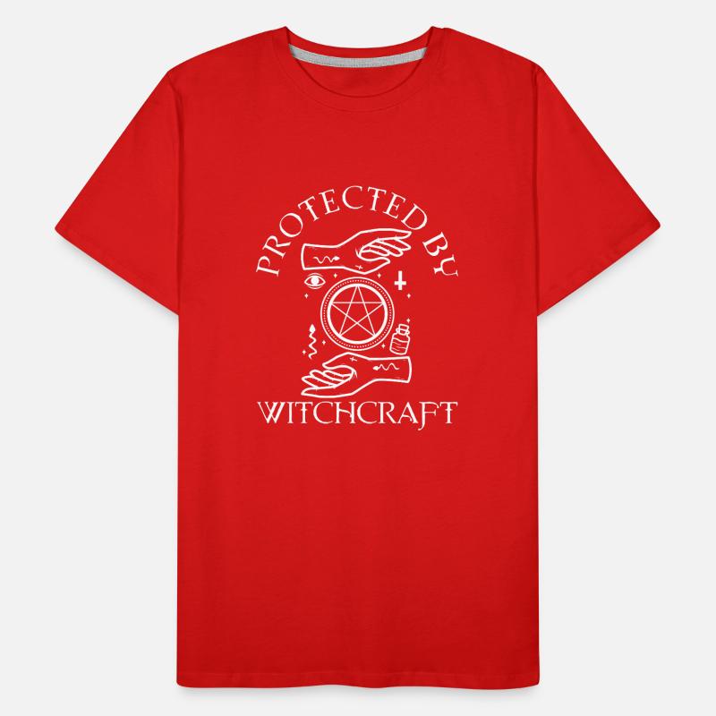 Protected By Witchcraft Männer Premium Bio T-Shirt