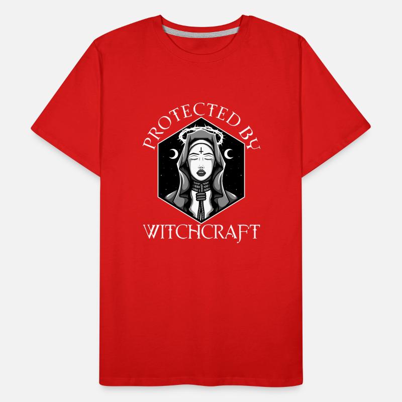 Protected By Witchcraft Männer Premium Bio T-Shirt