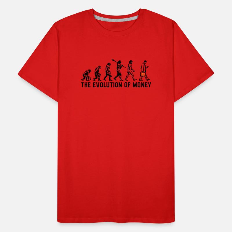 Bitcoin Plan B BTC Satoshi Krypto Hodl Maximalist Männer Premium Bio T-Shirt