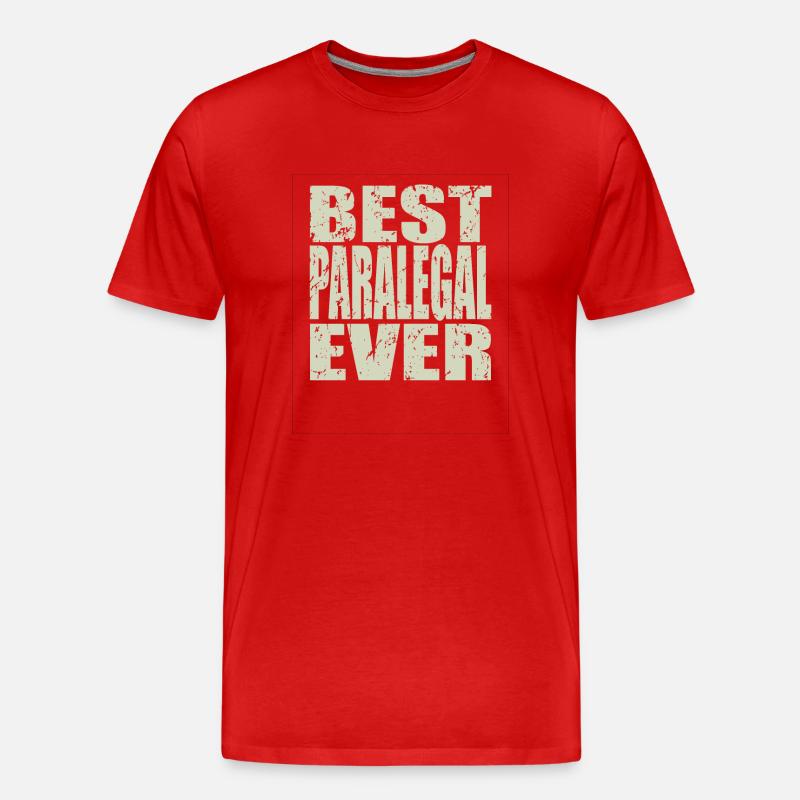 Best Rechtsanwaltsfachangestellte ever - Männer Premium Bio T-Shirt - Rot