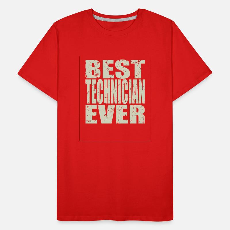 Best Techniker ever Techniker Geschenk Männer Premium Bio T-Shirt