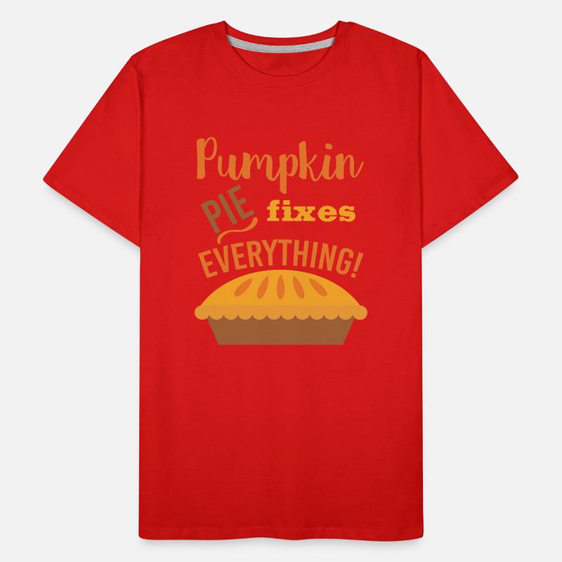 Pumpkin Pie fixes everything Männer Premium Bio T-Shirt