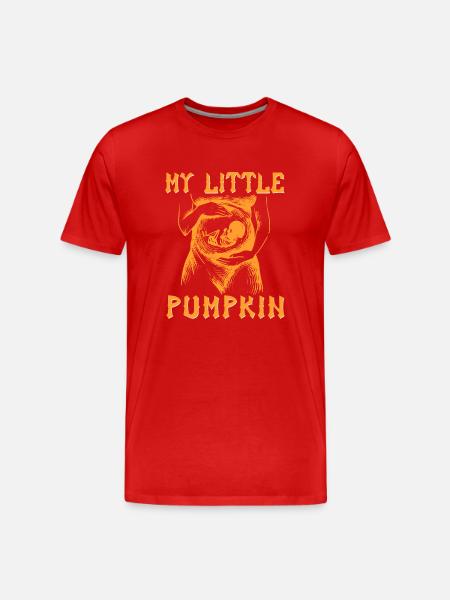 My Little Pumpkin - Men's Premium Organic T-Shirt - red