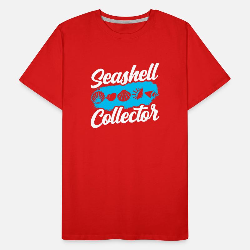 Shell Collector Shell Collector Collect shells Men's Premium Organic T-Shirt