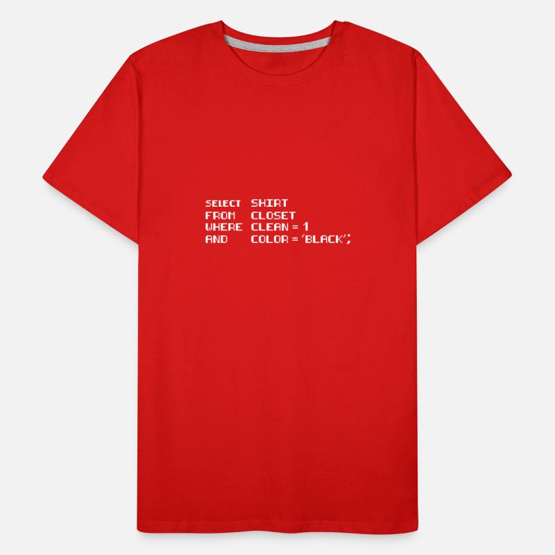 Select Shirt from Closet Programming Coding Dad Männer Premium Bio T-Shirt