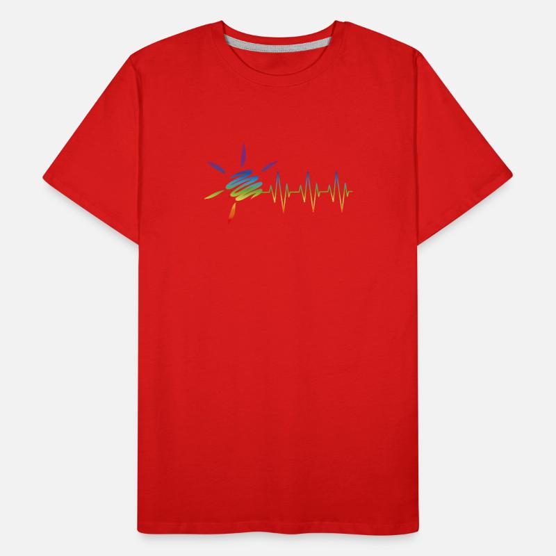 Frequenz Der Sommersonne Männer Premium Bio T-Shirt