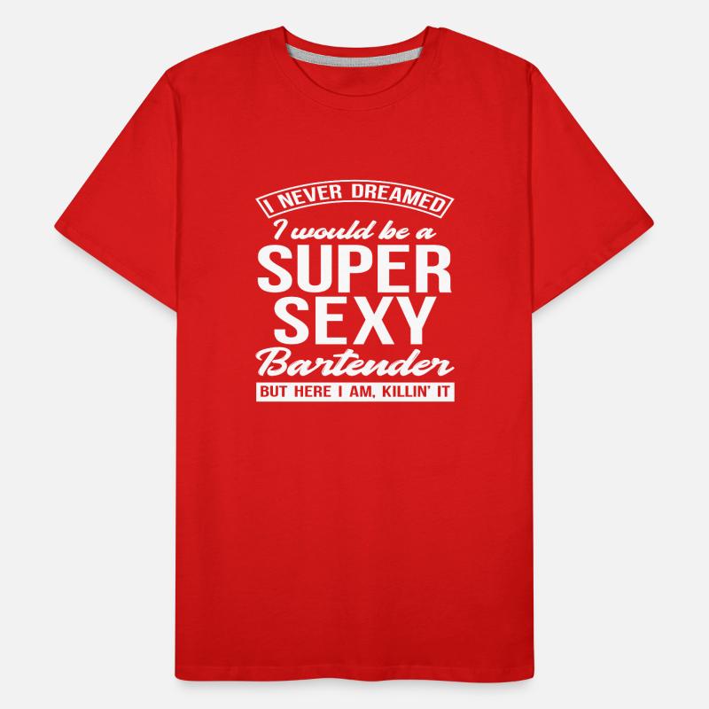 Bartender Men's Premium Organic T-Shirt