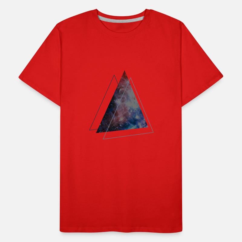 triangle space Men's Premium Organic T-Shirt