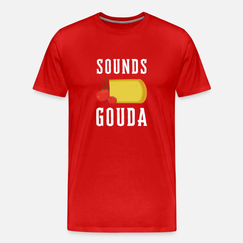 Cheesemonger Cheese Maker Gouda Lover - Männer Premium Bio T-Shirt - Rot
