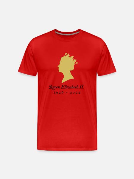 RIP Queen 1926 - 2022 - Men's Premium Organic T-Shirt - red