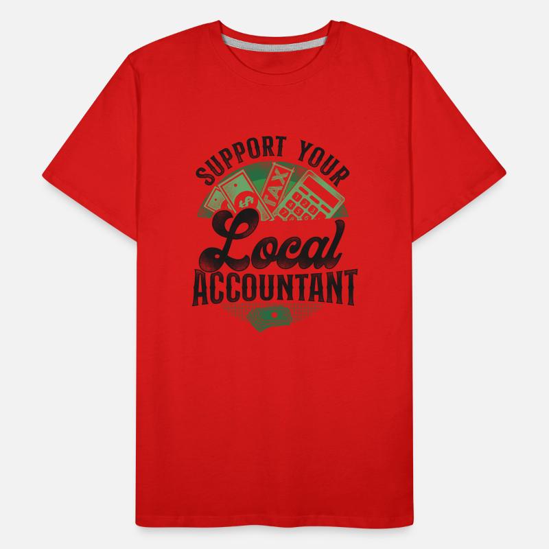 Comptable Comptable Comptable Comptabilité T-shirt bio Premium Homme