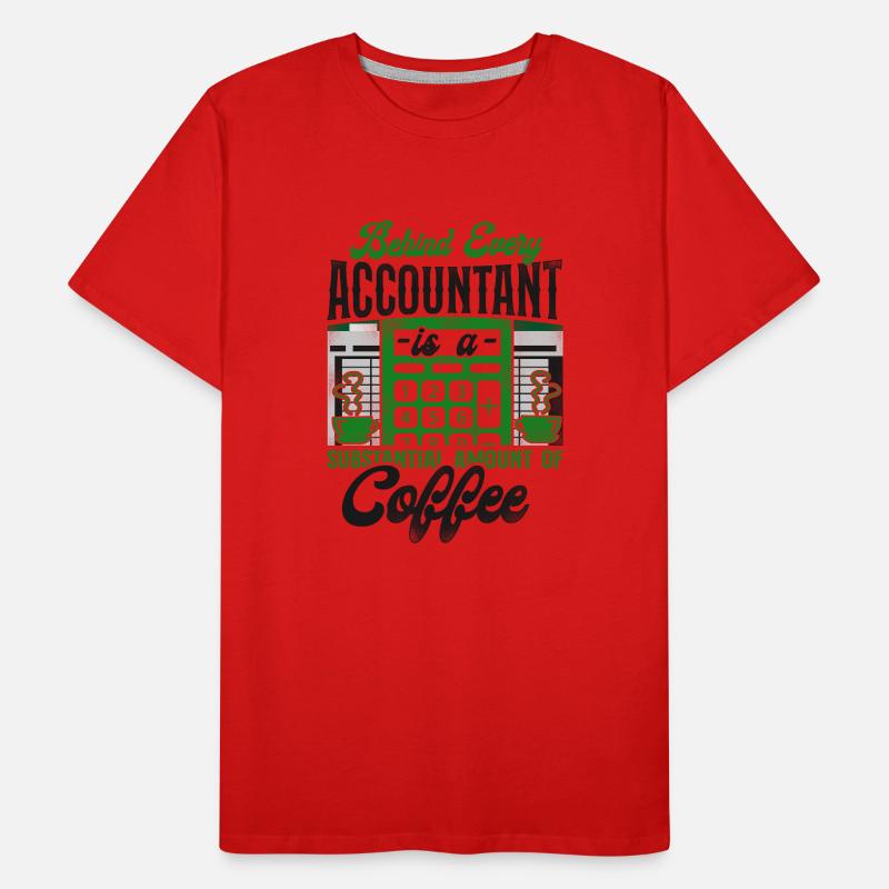 Comptable Comptable Comptable Comptabilité T-shirt bio Premium Homme