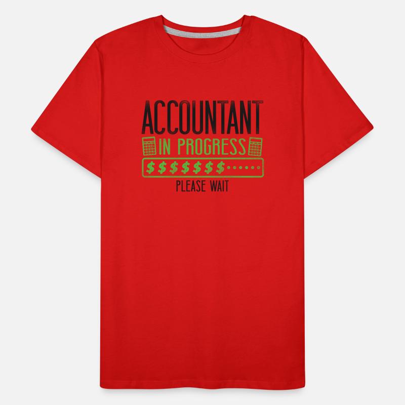 Comptable Comptable Comptable Comptabilité T-shirt bio Premium Homme