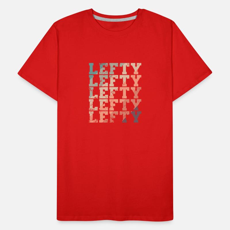 Lefty Left-handers write conversion Men's Premium Organic T-Shirt