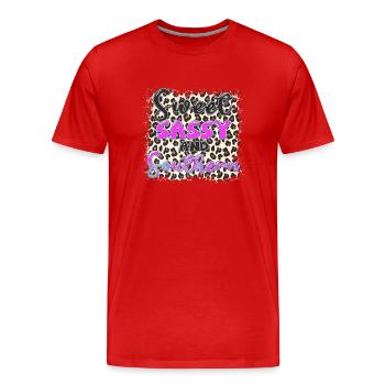 Country Music Rural Landei Country Musician Mom - Men's Premium Organic T-Shirt - red - Front - Damien (186cm)