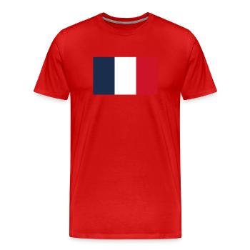Official Mayotte Flag Maorais Country Pride - Men's Premium Organic T-Shirt - red - Front - Damien (186cm)