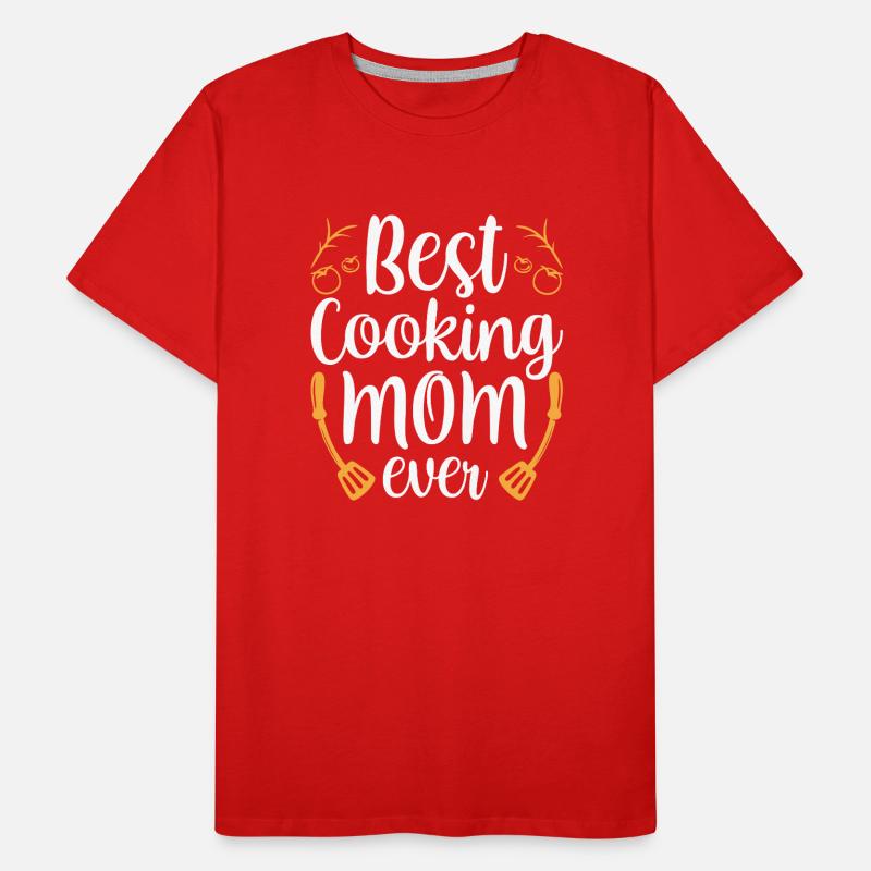 Beste Kochende Mutter Aller Zeiten Kochen Mama Männer Premium Bio T-Shirt