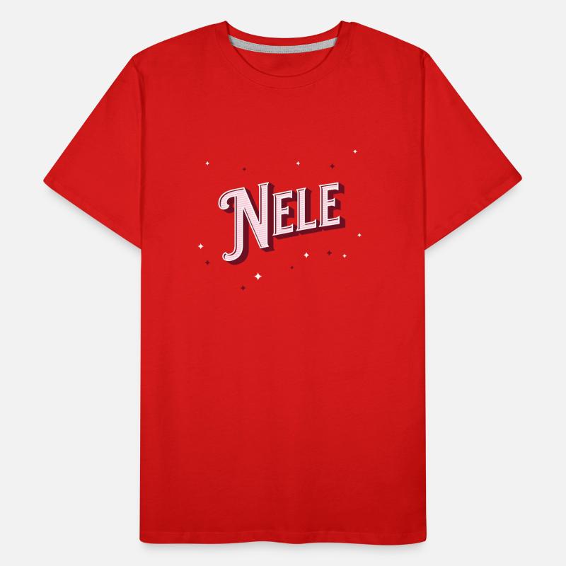 Nele name personalized Men's Premium Organic T-Shirt