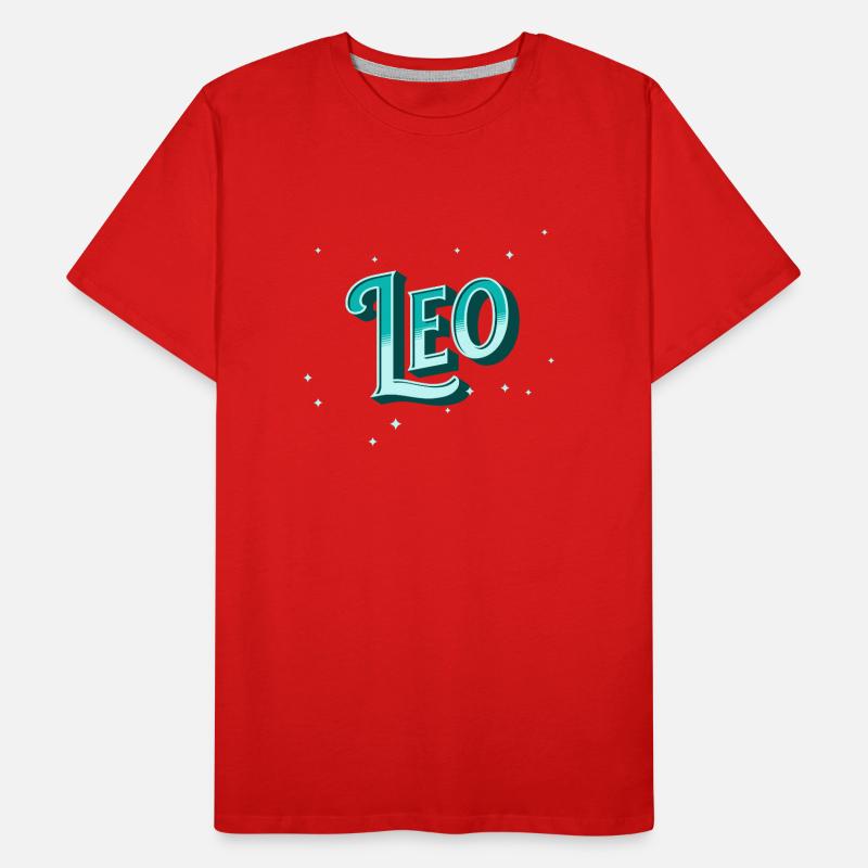 Leo names personalized Men's Premium Organic T-Shirt
