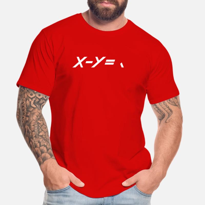 Math formulas X and Y Men's Premium Organic T-Shirt
