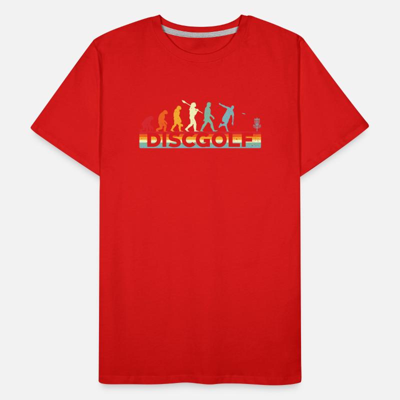 Discgolf Evolution Discgolf Männer Premium Bio T-Shirt