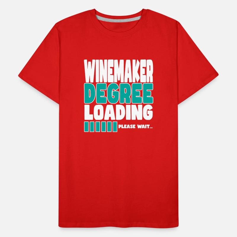 Winemaker invites training Men's Premium Organic T-Shirt