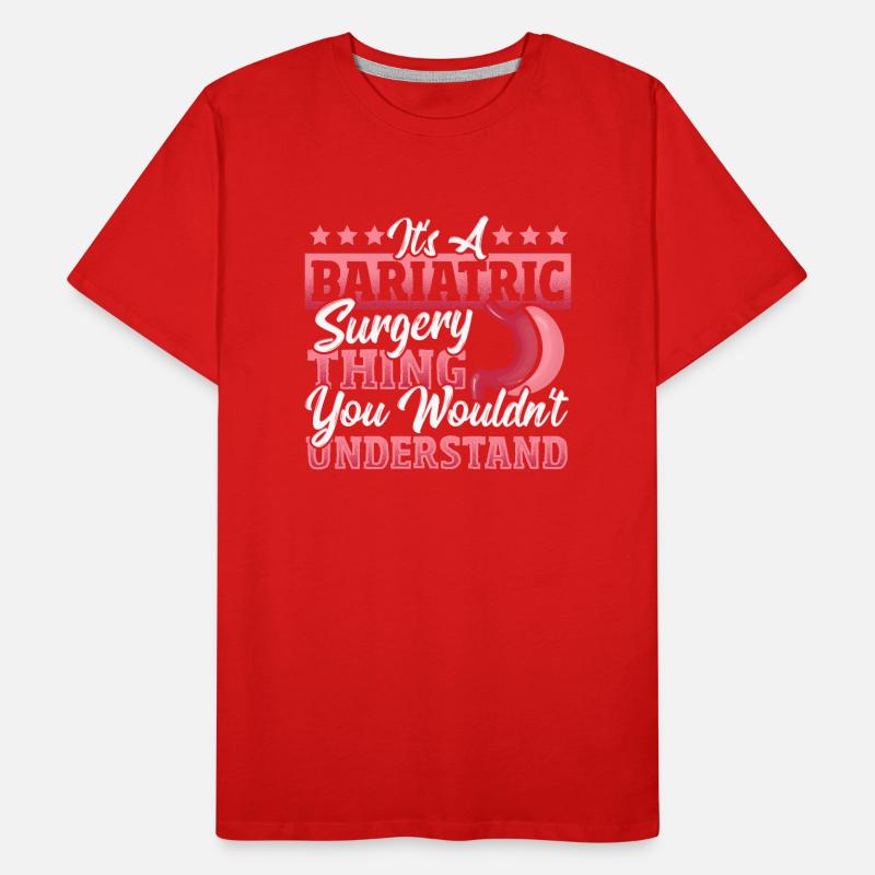 Conception pour la chirurgie de l’estomac pour la perte de poids T-shirt bio Premium Homme