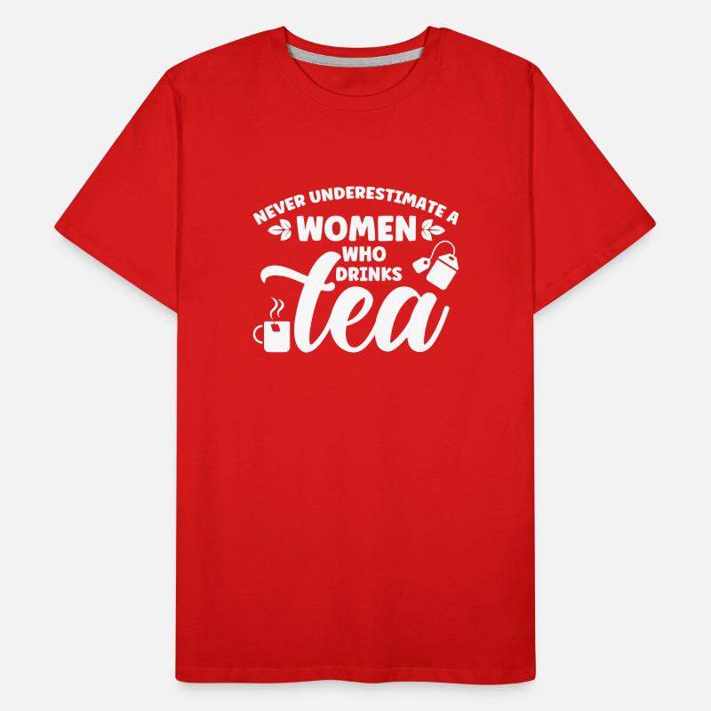 Tea Drinker Tea Lover Gift Tea Men's Premium Organic T-Shirt