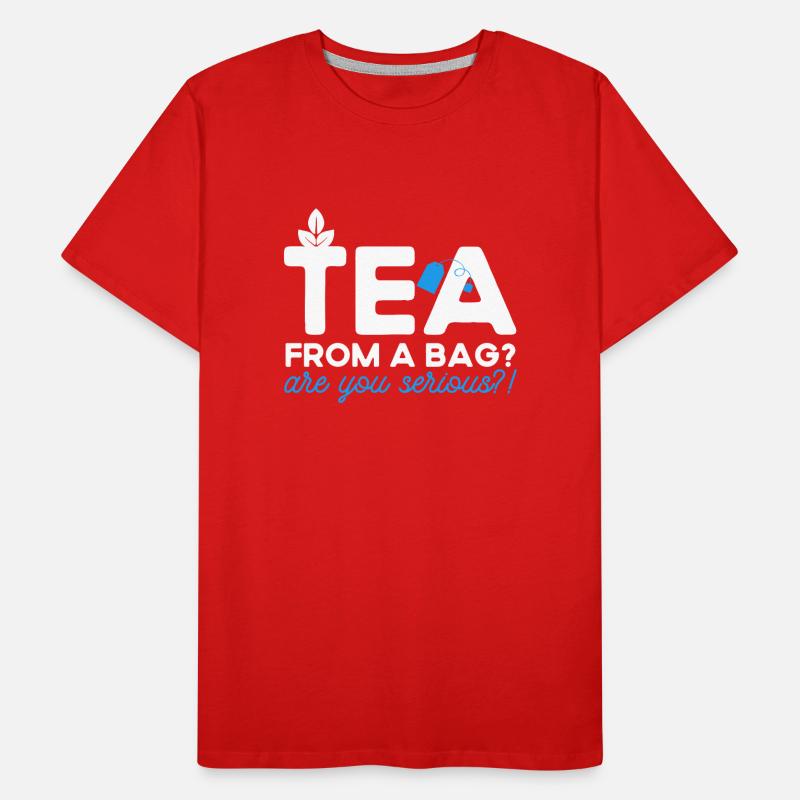 Tea Drinker Tea Lover Gift Tea Men's Premium Organic T-Shirt