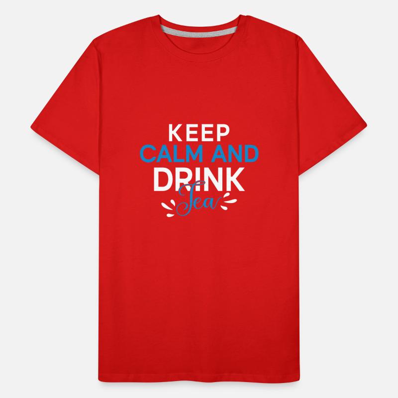 Tea Drinker Tea Lover Gift Tea Men's Premium Organic T-Shirt