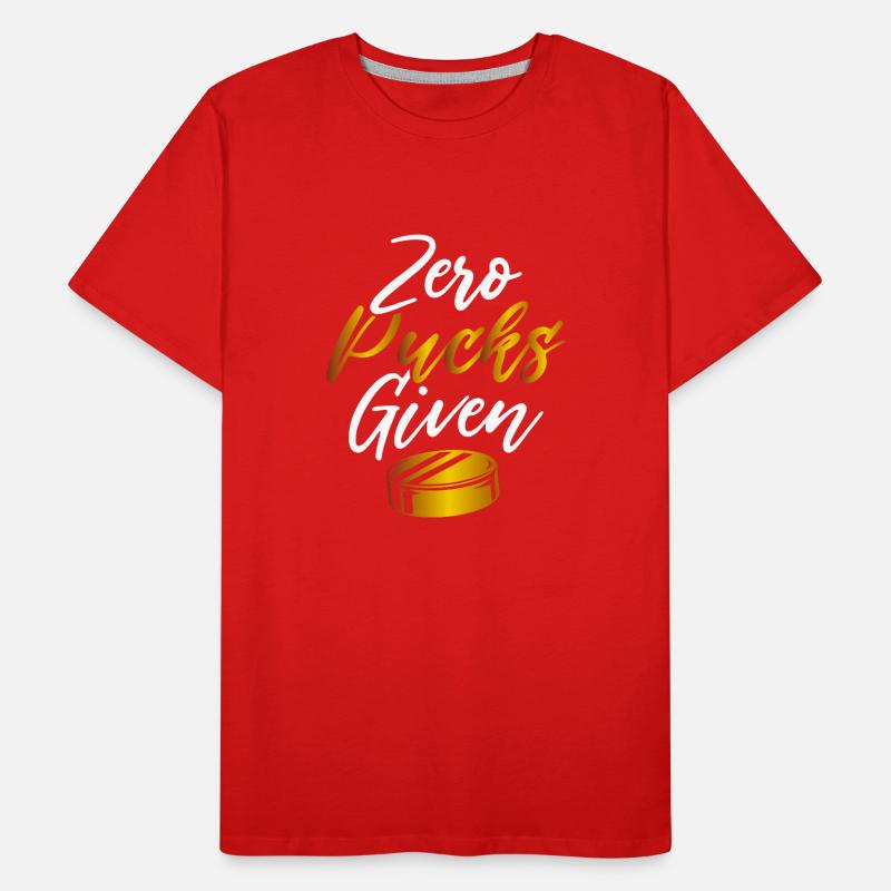 Zero pucks given Men's Premium Organic T-Shirt
