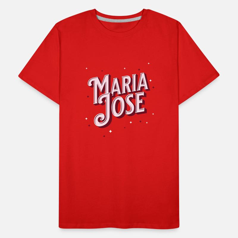 Maria Jose Namen personalisiert Männer Premium Bio T-Shirt