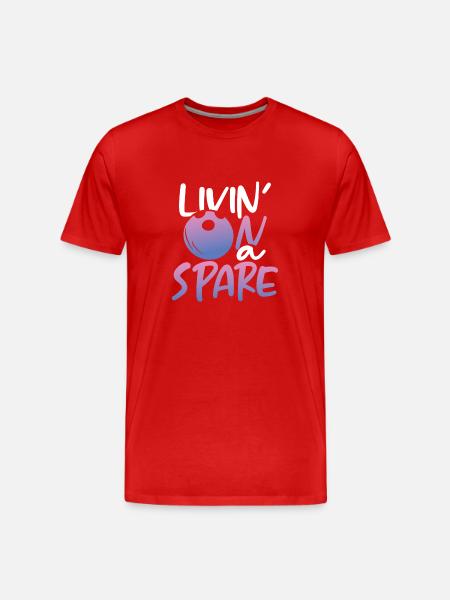 Getting by with little - Men's Premium Organic T-Shirt - red
