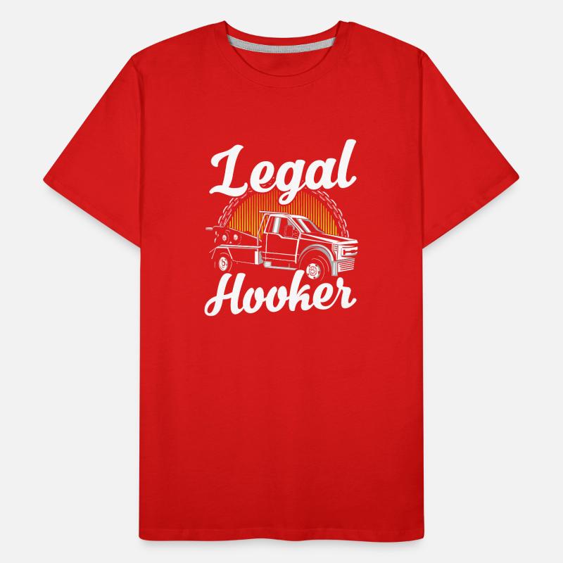 Legale Abschleppwagen Abschlepper Männer Premium Bio T-Shirt