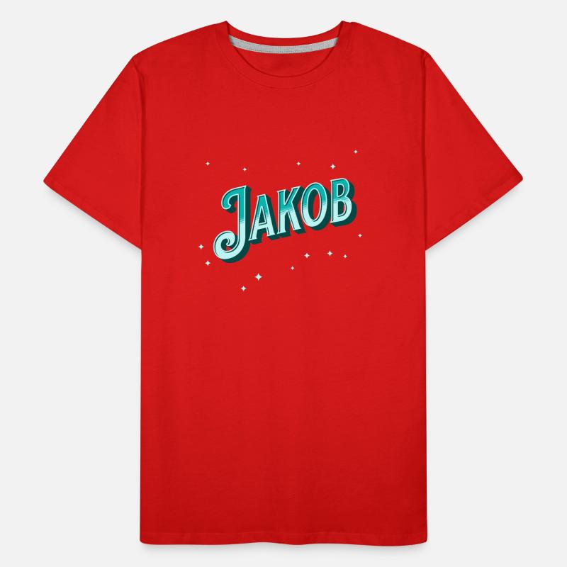 Jakob name personalized Men's Premium Organic T-Shirt
