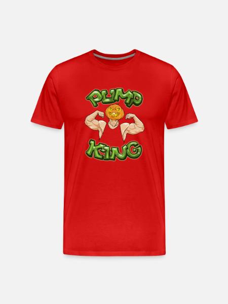 Pump King - Men's Premium Organic T-Shirt - red